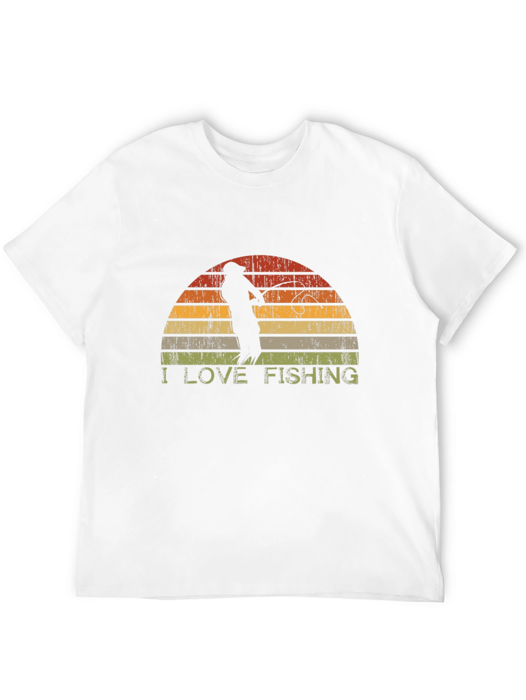 I Love Fishing Retro T-Shirt
