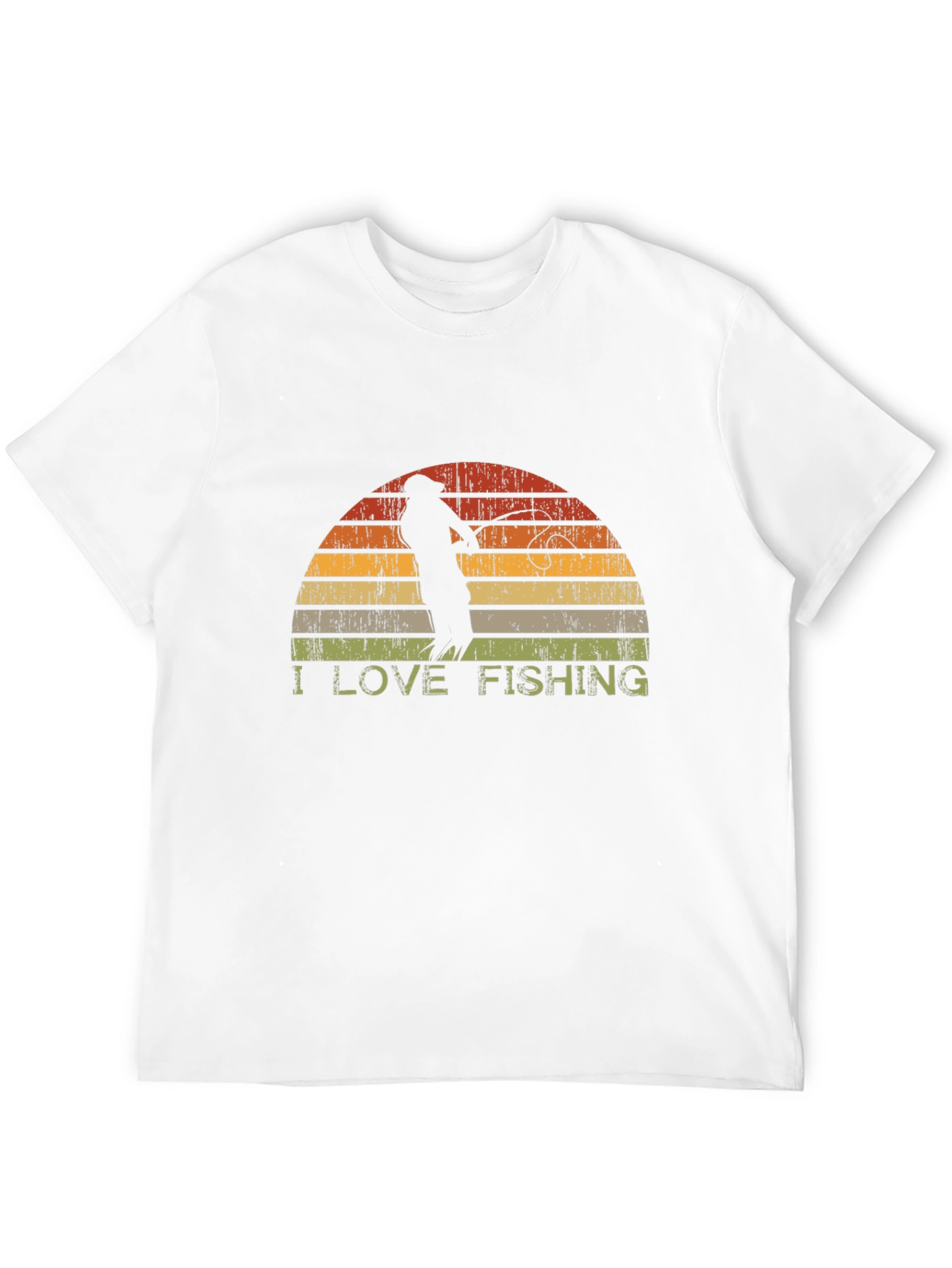 I Love Fishing Retro T-Shirt