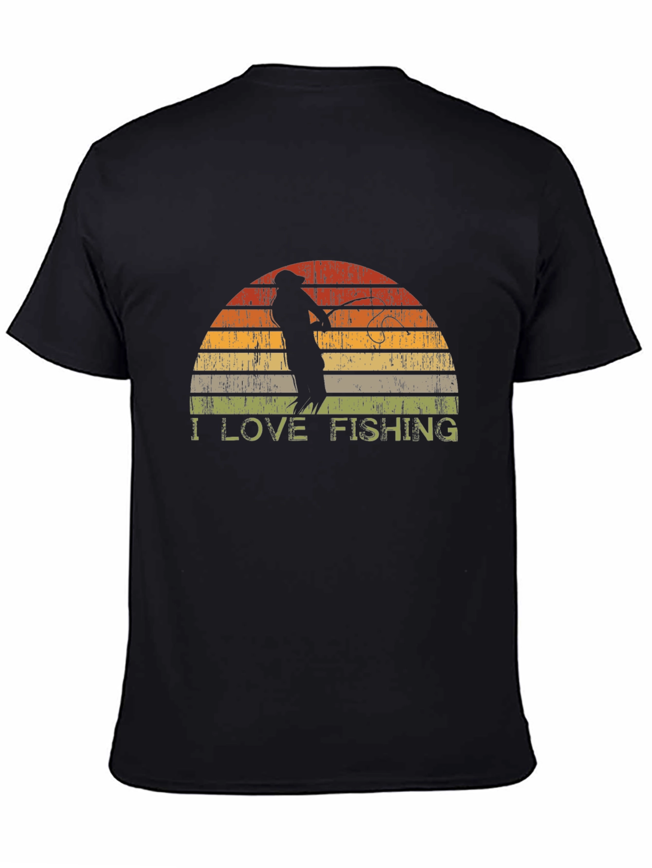I Love Fishing Retro T-Shirt