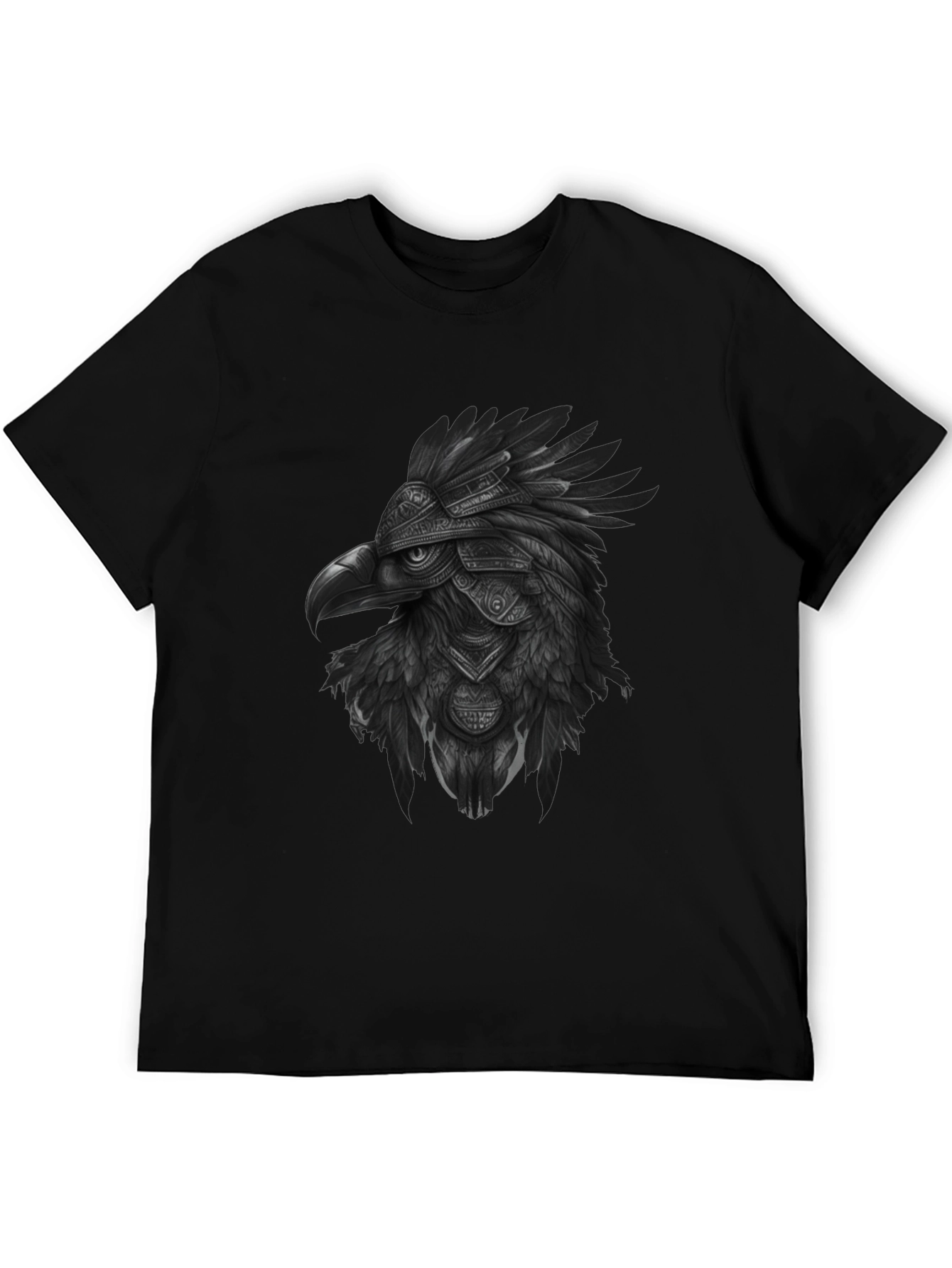 Aztec Eagle Warrior Black T-Shirt