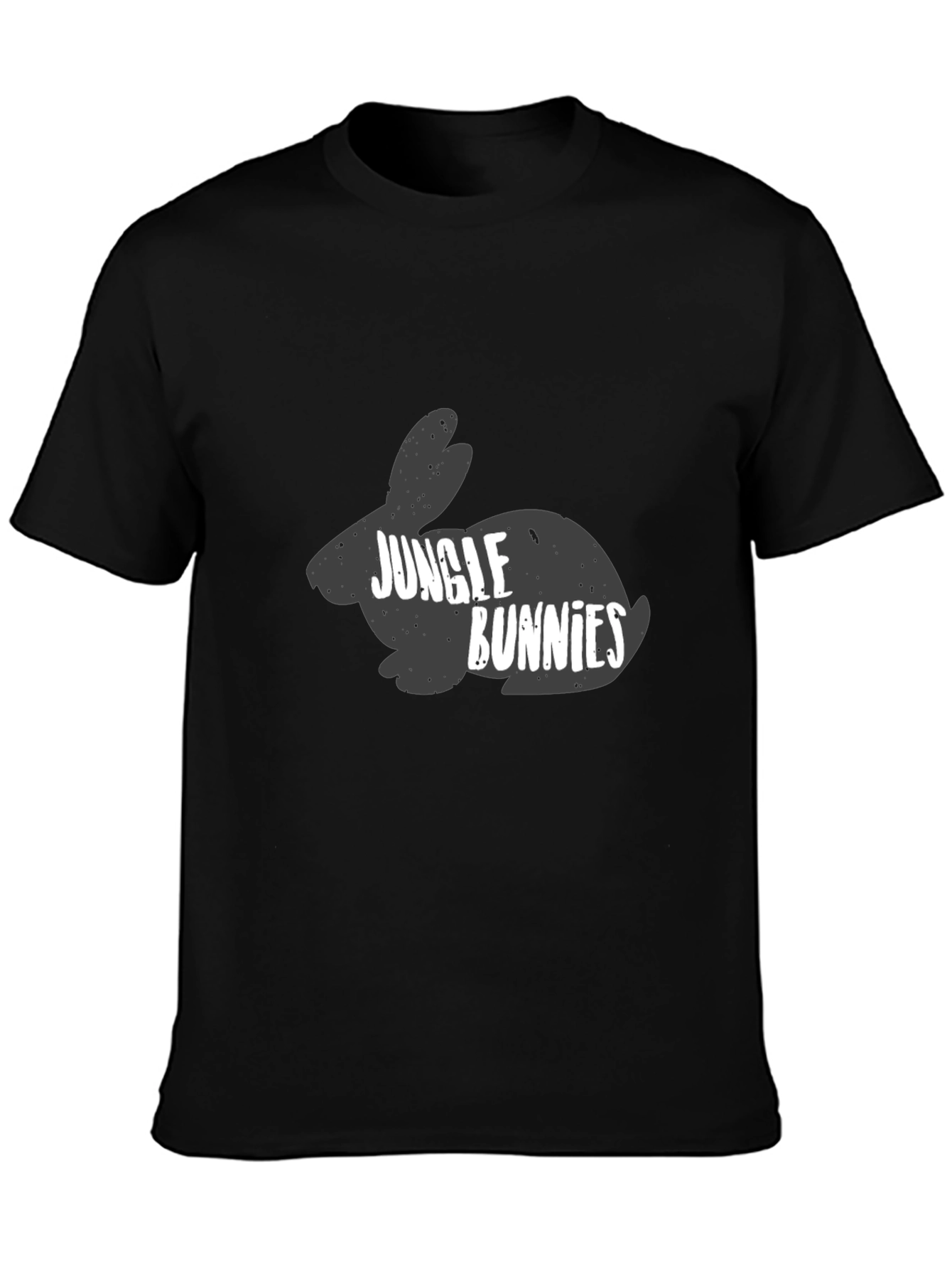 Jungle Bunnies Black T-Shirt