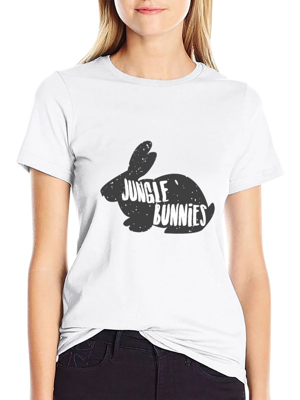 Jungle Bunnies Black T-Shirt