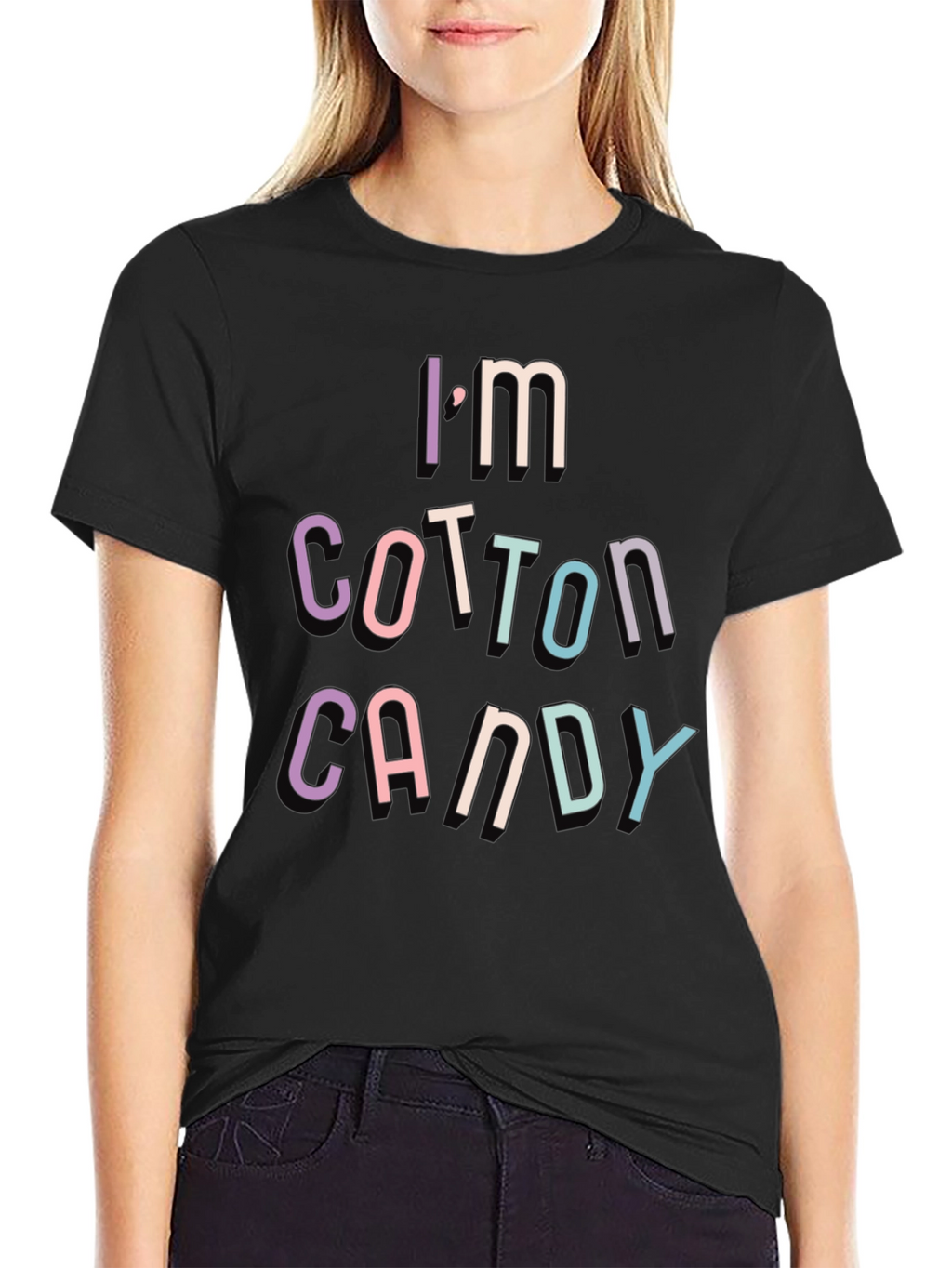 Im Cotton Candy Graphic T-Shirt
