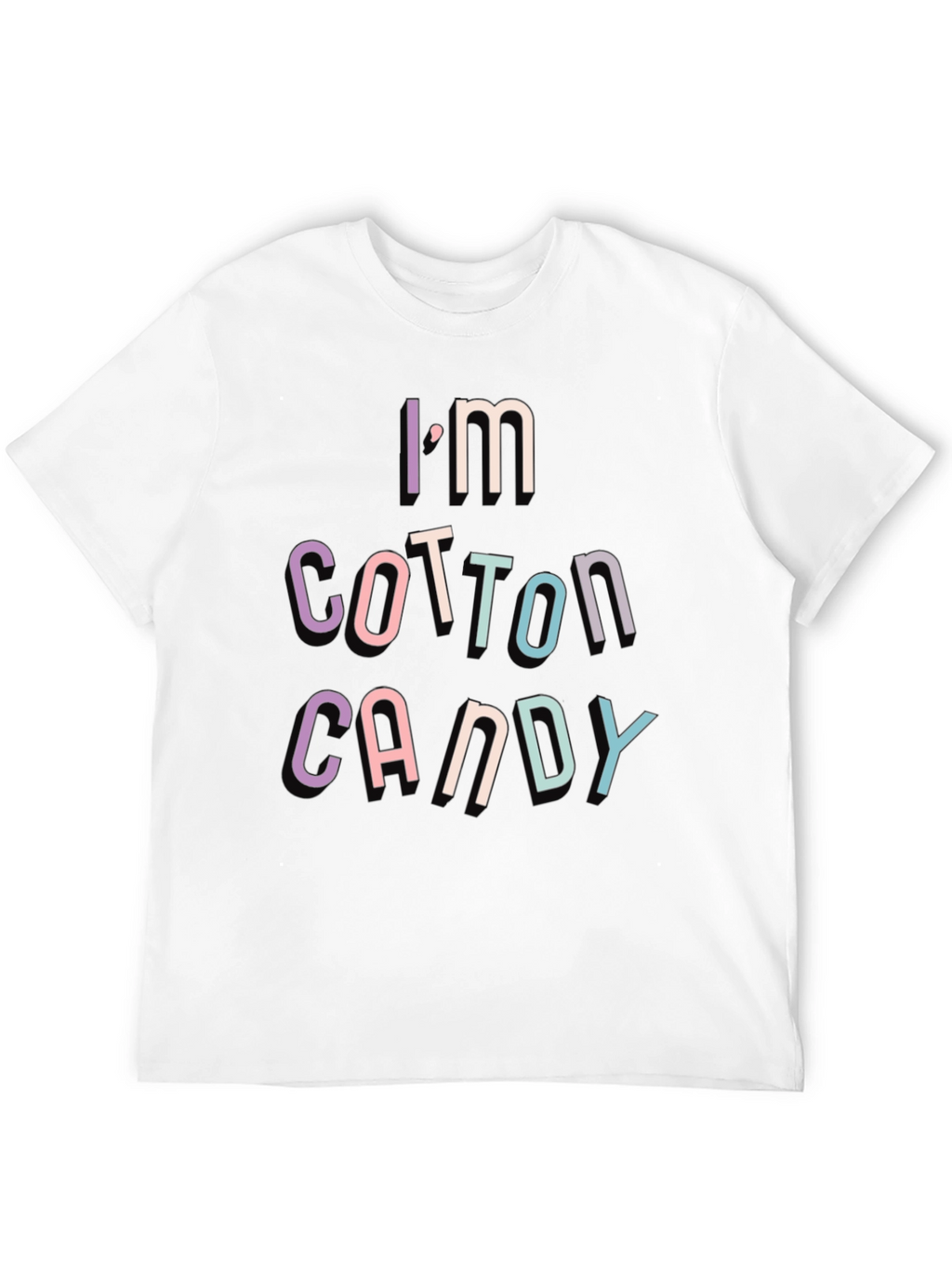 Im Cotton Candy Graphic T-Shirt
