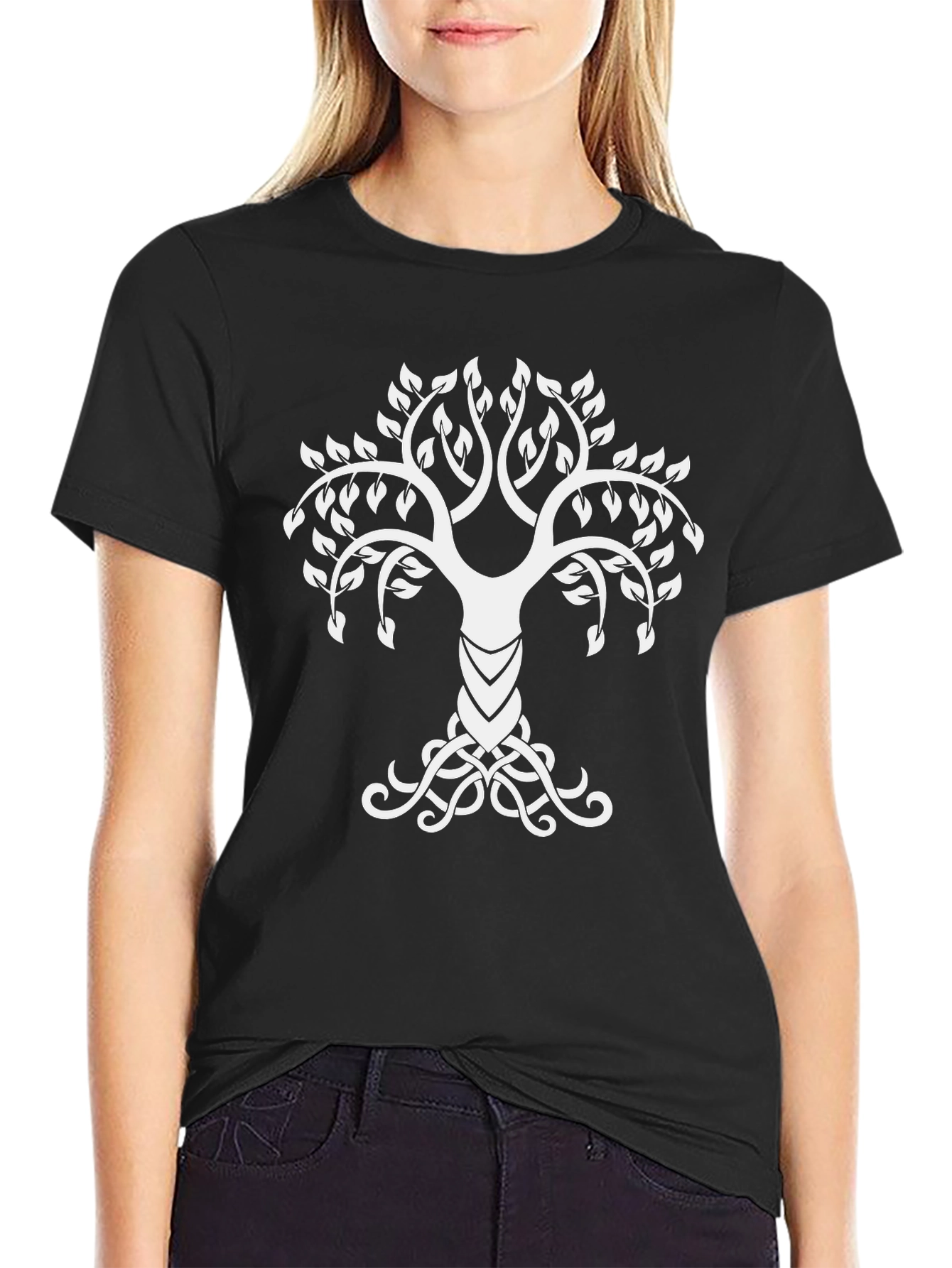 Celtic Tree of Life Black T-Shirt