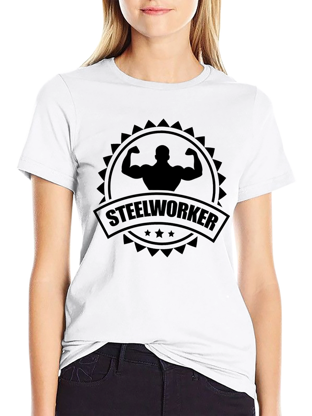 Steelworker Graphic Tee - Black