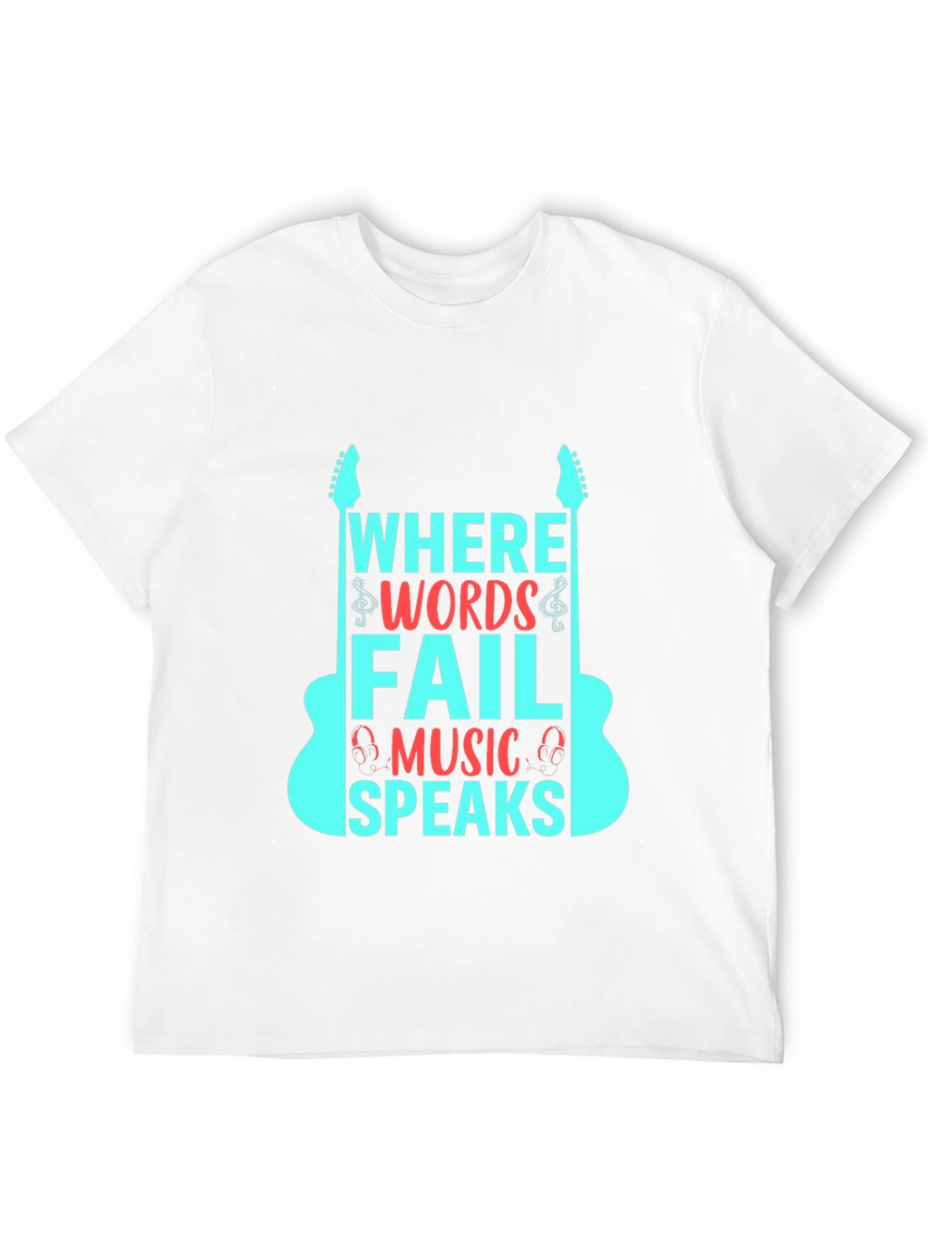 Music Speaks Graphic Tee