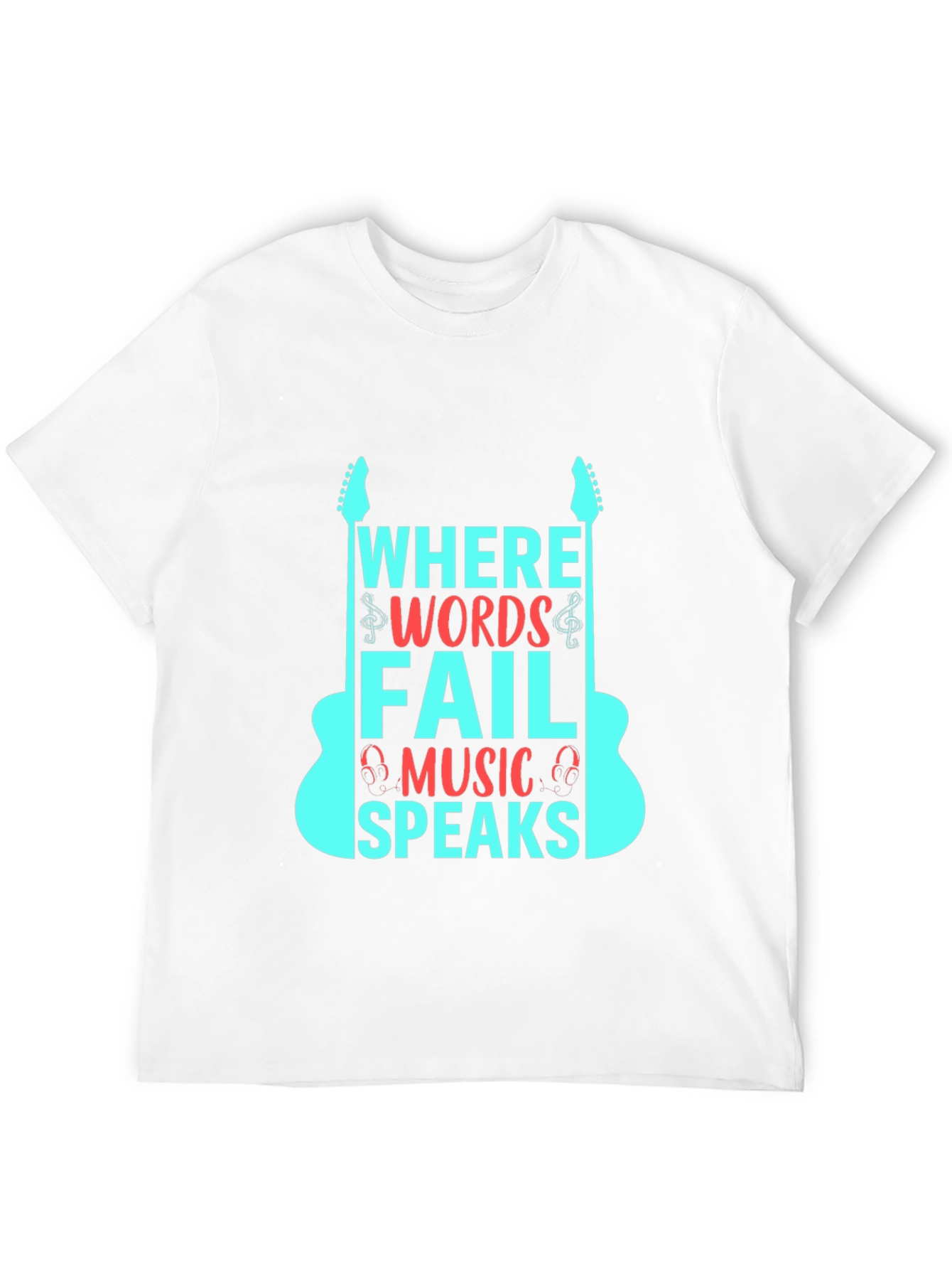 Music Speaks Graphic Tee