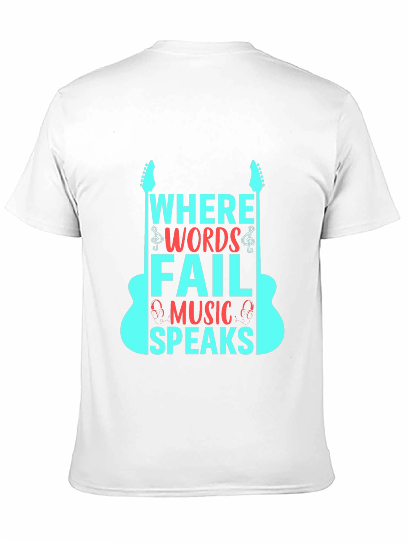 Music Speaks Graphic Tee