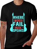 Music Speaks Graphic Tee