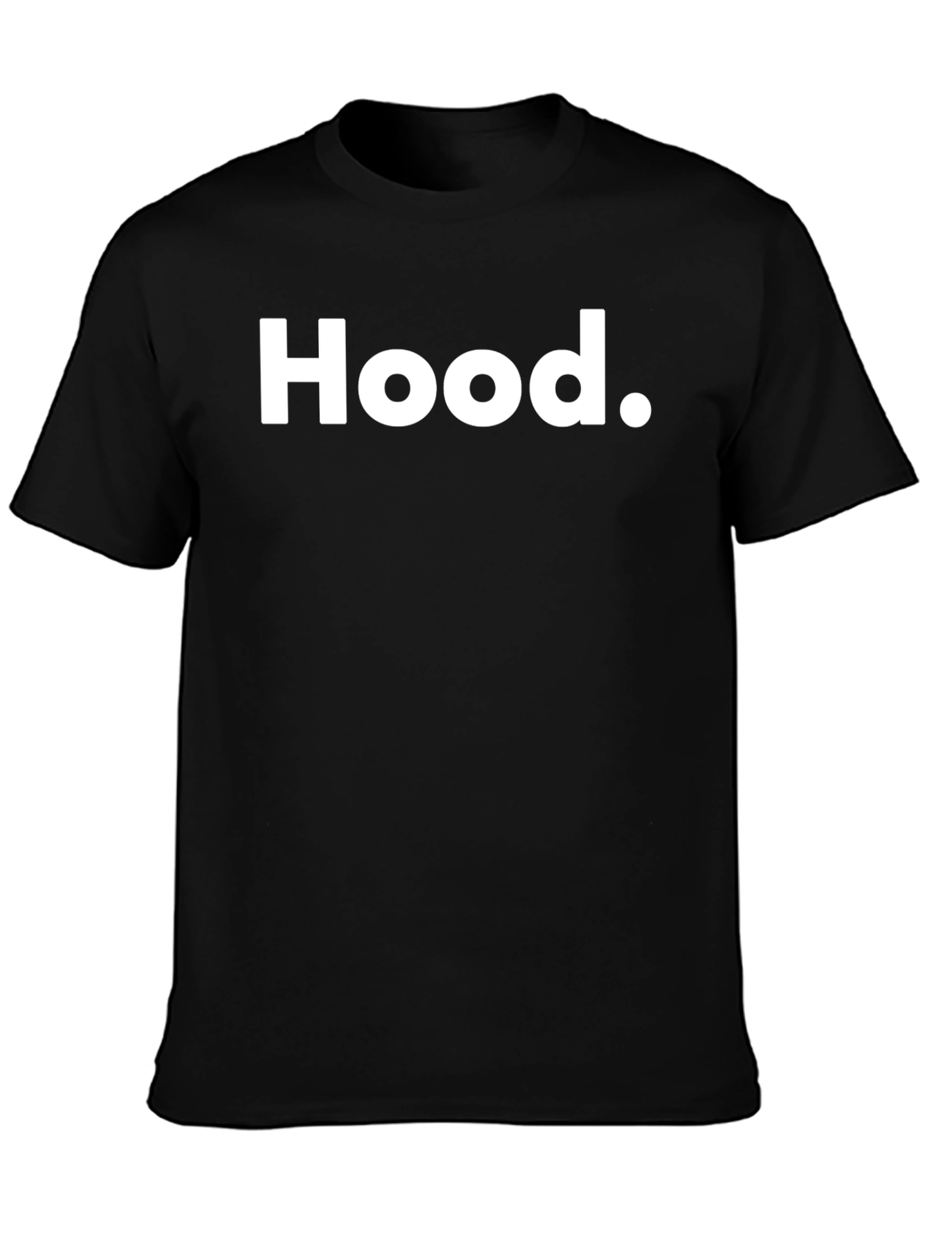 Hood T-Shirt - Classic Black Tee