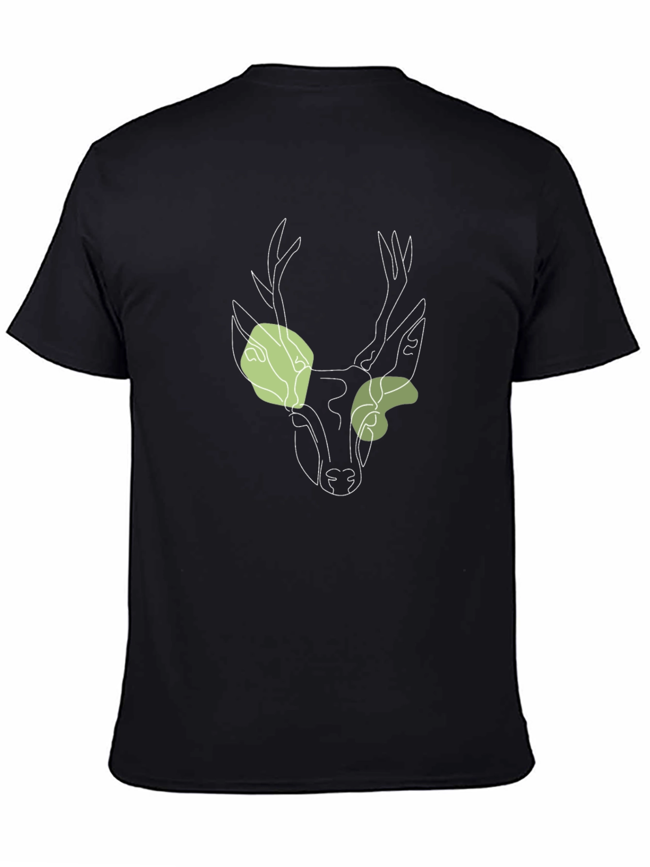 Minimalist Deer Graphic Tee - Modern Unisex Style