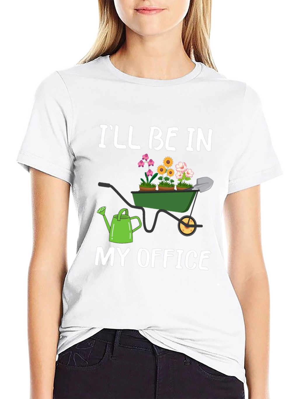 Gardener T-Shirt: Ill Be In My Office Garden Theme