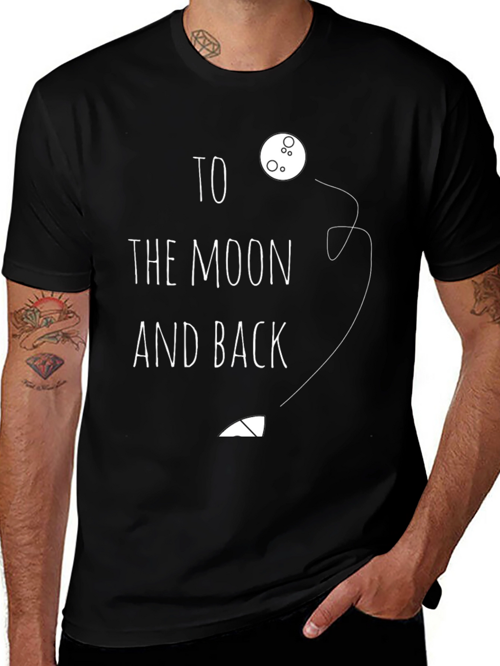 To the Moon and Back Graphic Tee