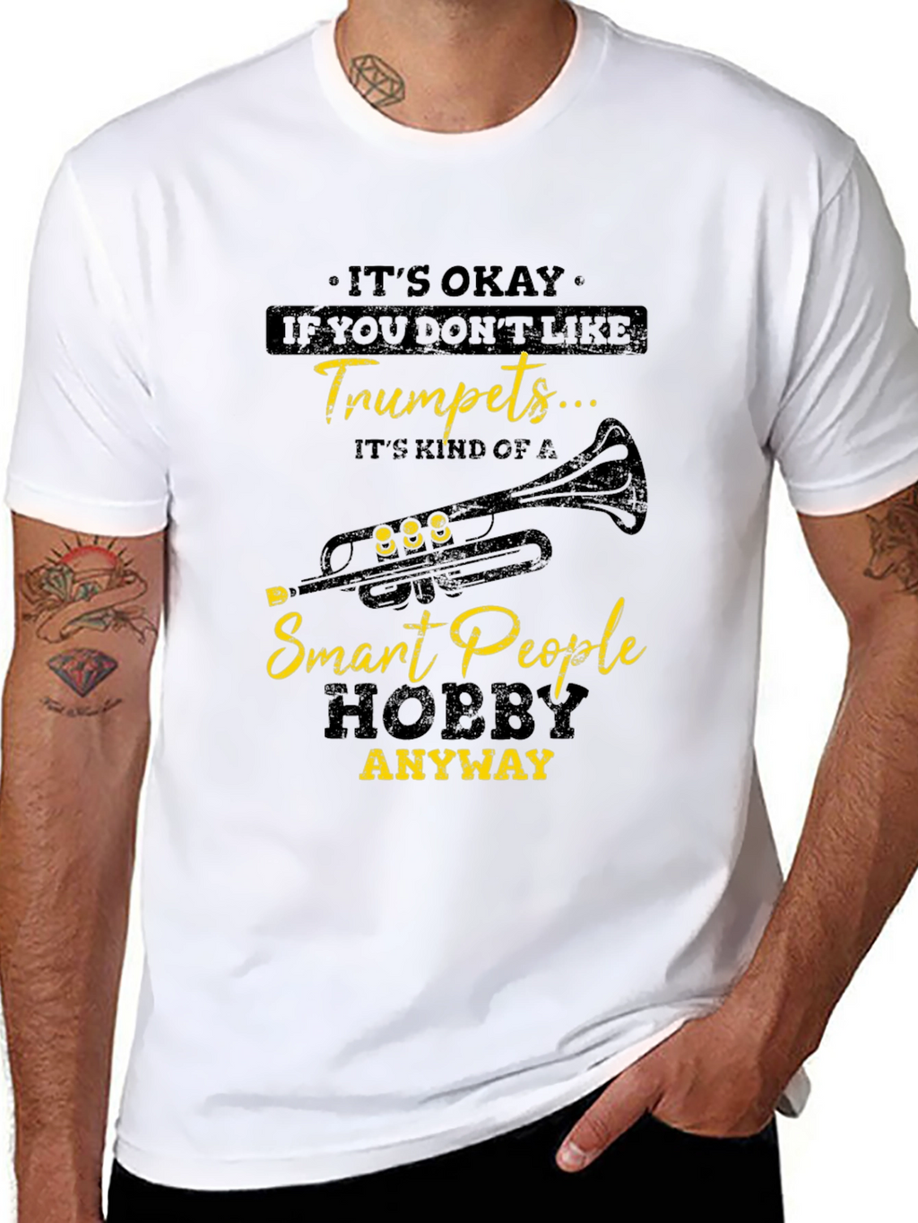 Trumpet Lover T-Shirt: Smart People Hobby