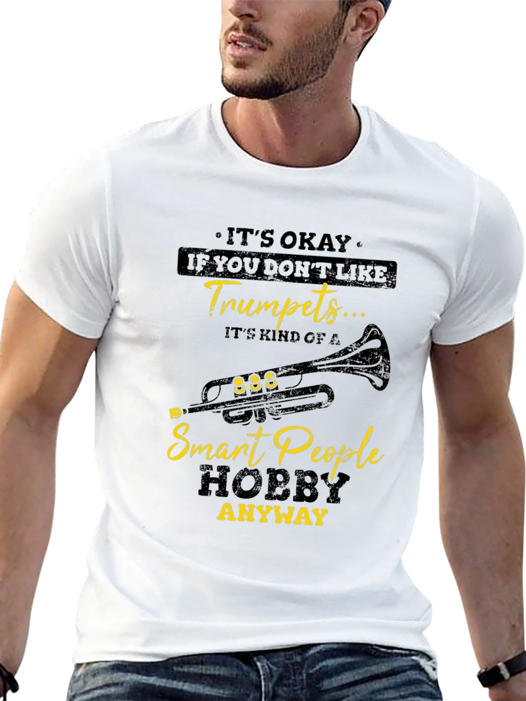 Trumpet Lover T-Shirt: Smart People Hobby