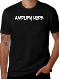 Amplify Hope Black Graphic Tee
