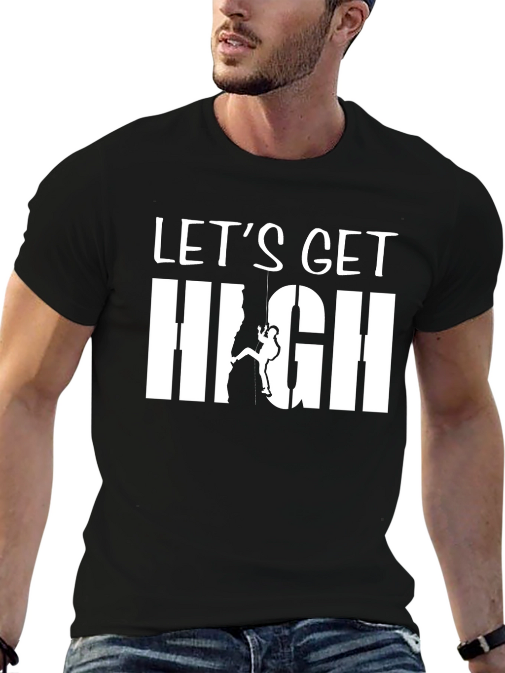 Lets Get High Climbing T-Shirt - Adventure Tee