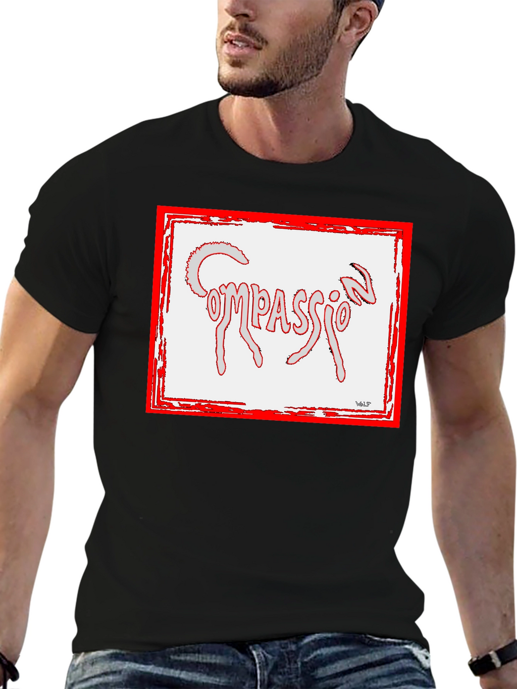 Compassion T-Shirt - Unique Graphic Tee for Men