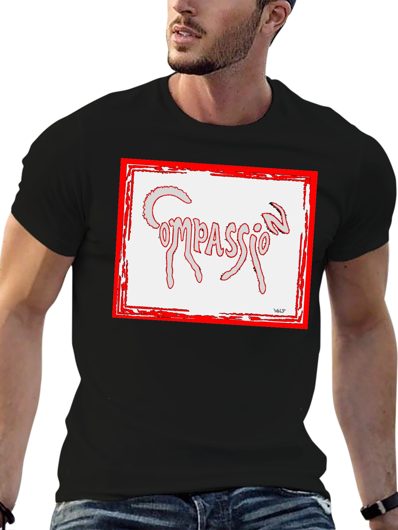 Compassion T-Shirt - Unique Graphic Tee for Men