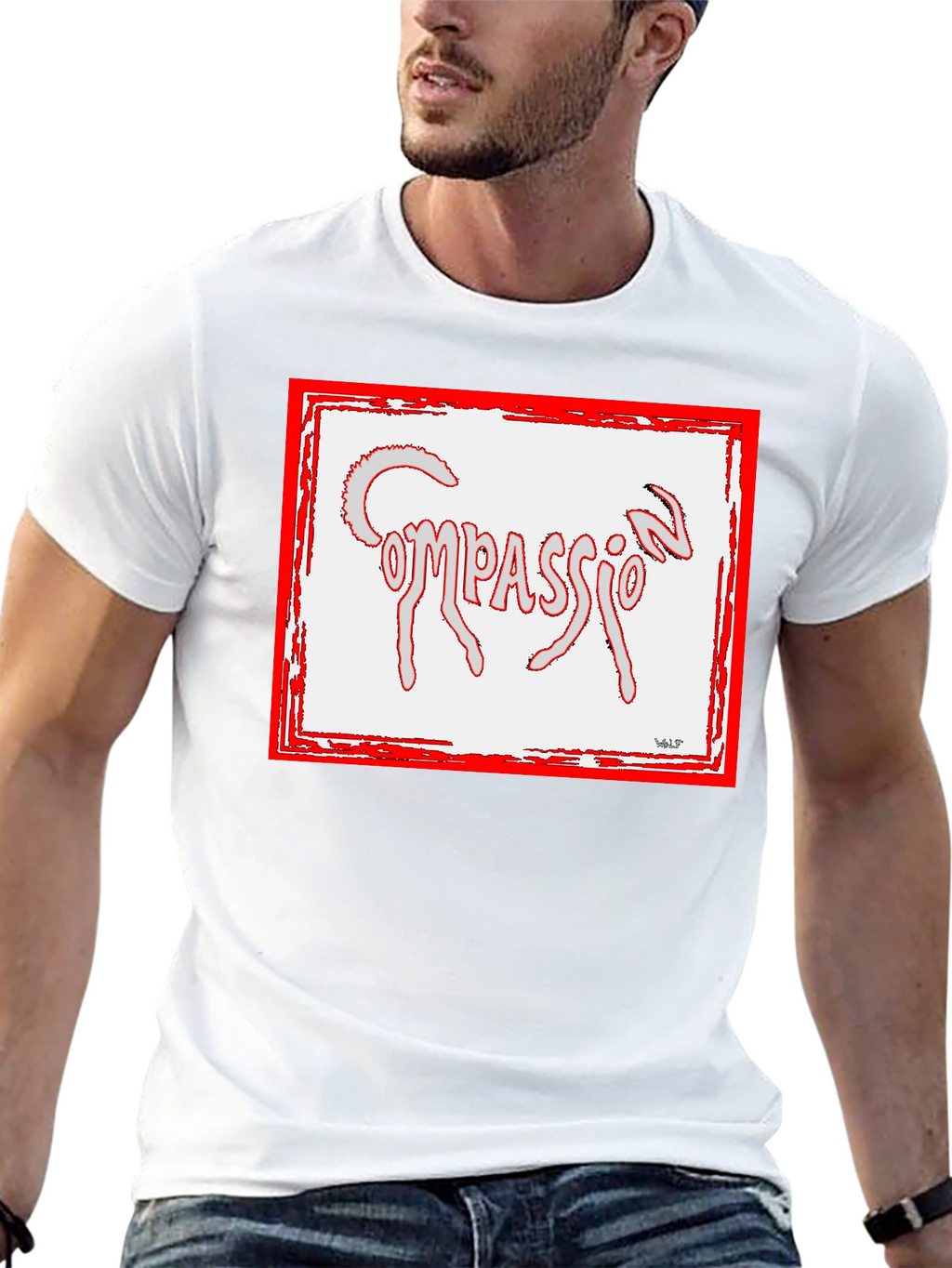 Compassion T-Shirt - Unique Graphic Tee for Men