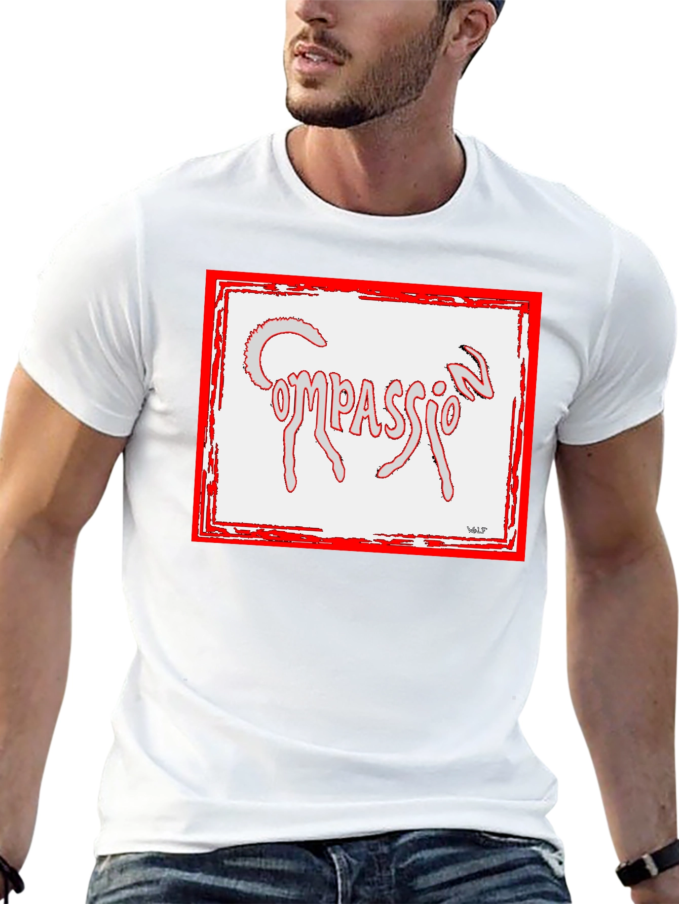 Compassion T-Shirt - Unique Graphic Tee for Men