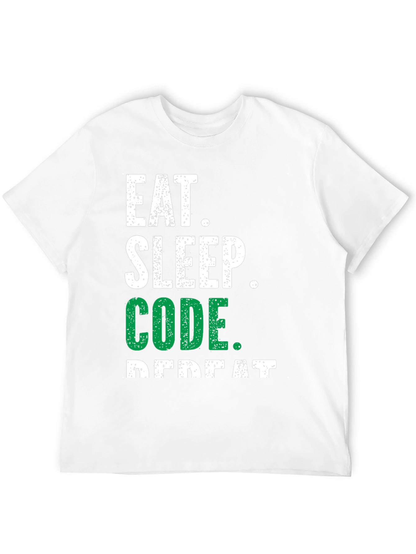 Eat Sleep Code Repeat Graphic Tee - Programmer Shirt
