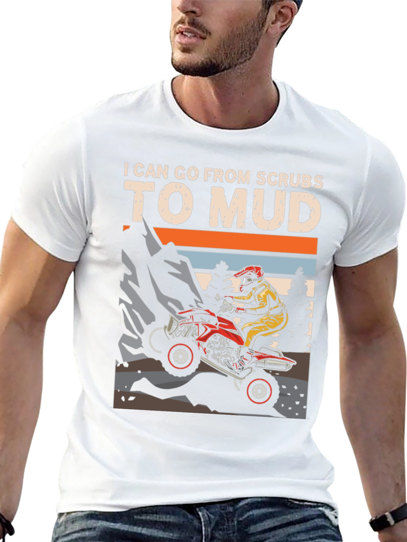 Scrubs to Mud ATV T-Shirt
