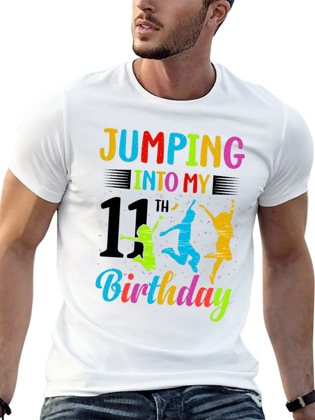 Jumping into My 11th Birthday T-Shirt