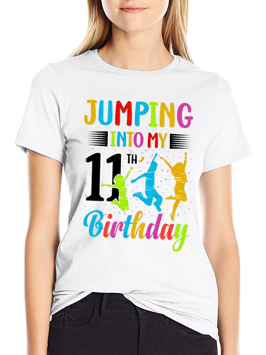 Jumping into My 11th Birthday T-Shirt