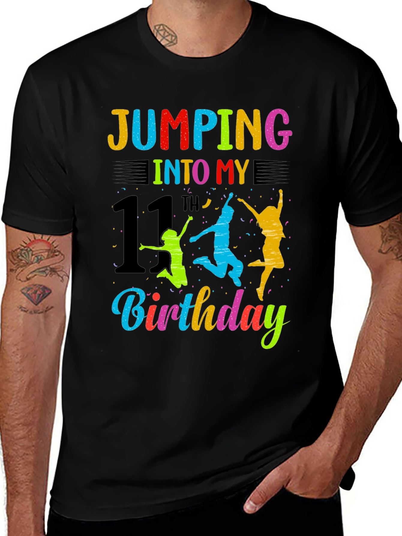 Jumping into My 11th Birthday T-Shirt