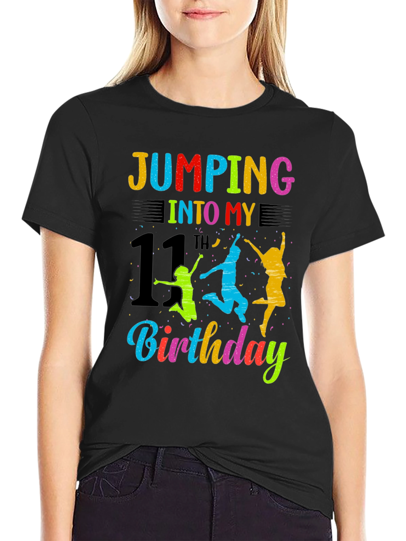 Jumping into My 11th Birthday T-Shirt