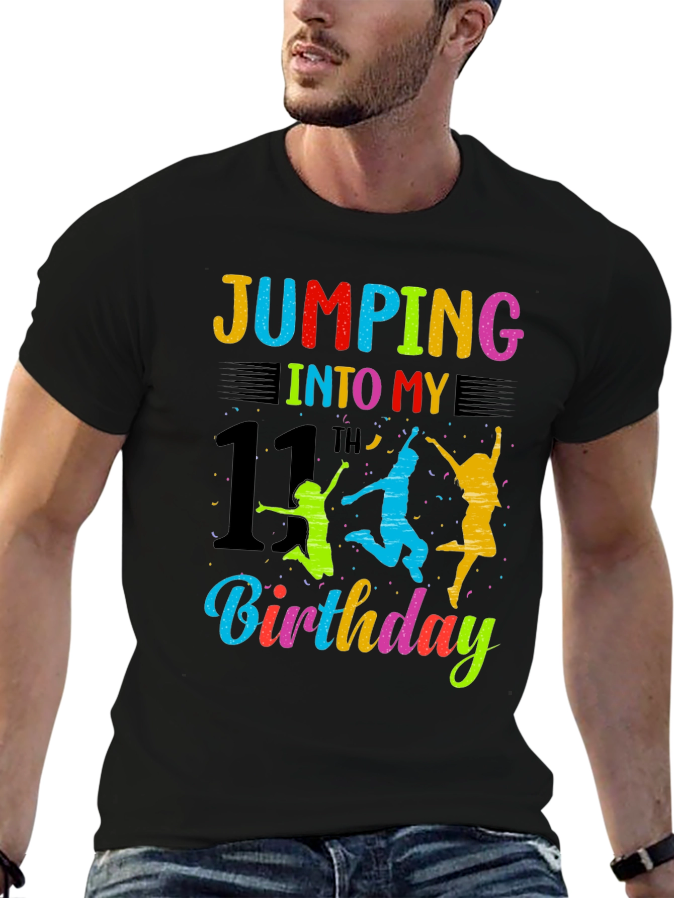 Jumping into My 11th Birthday T-Shirt