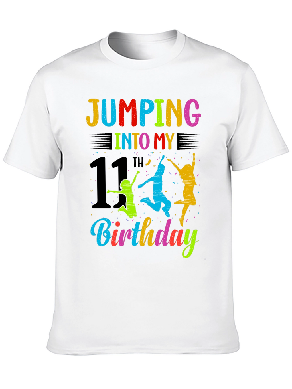 Jumping into My 11th Birthday T-Shirt