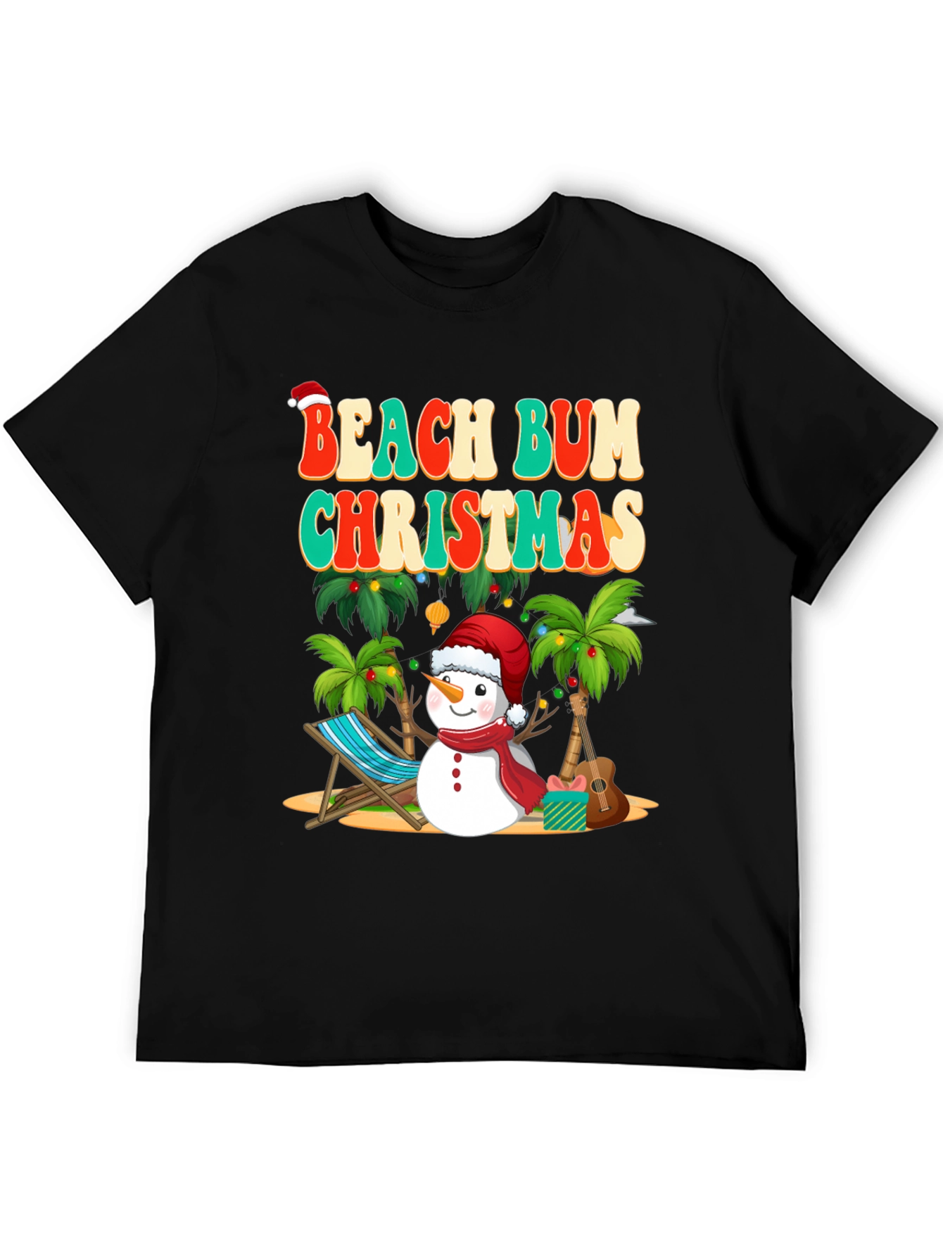 Beach Bum Christmas T-Shirt