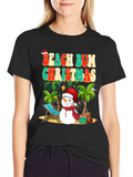 Beach Bum Christmas T-Shirt