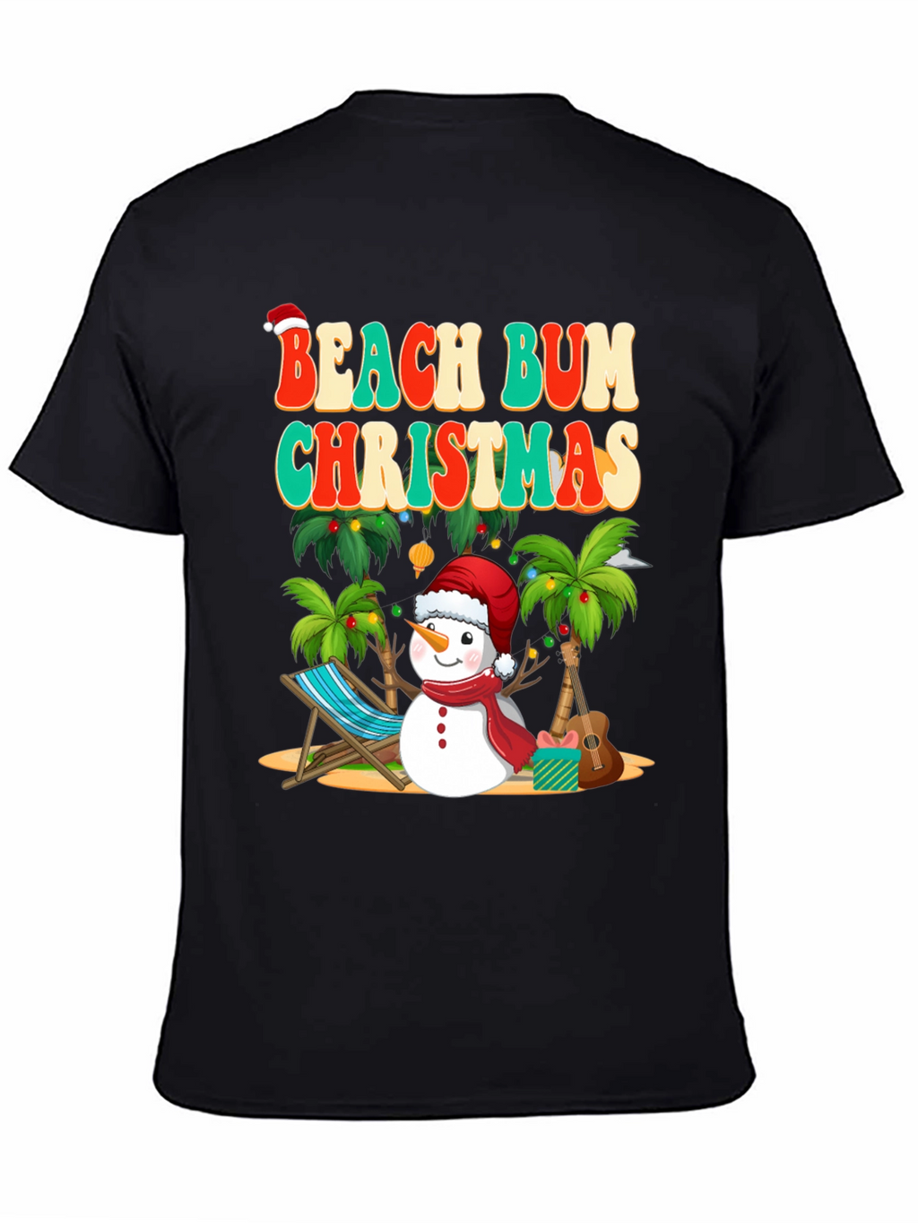 Beach Bum Christmas T-Shirt