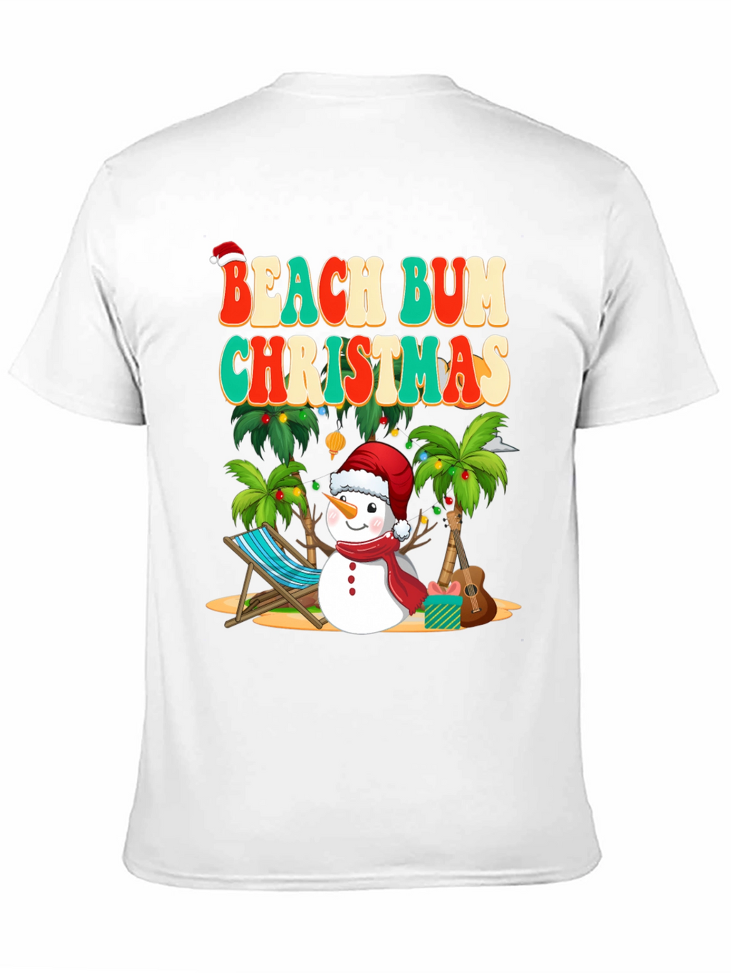 Beach Bum Christmas T-Shirt