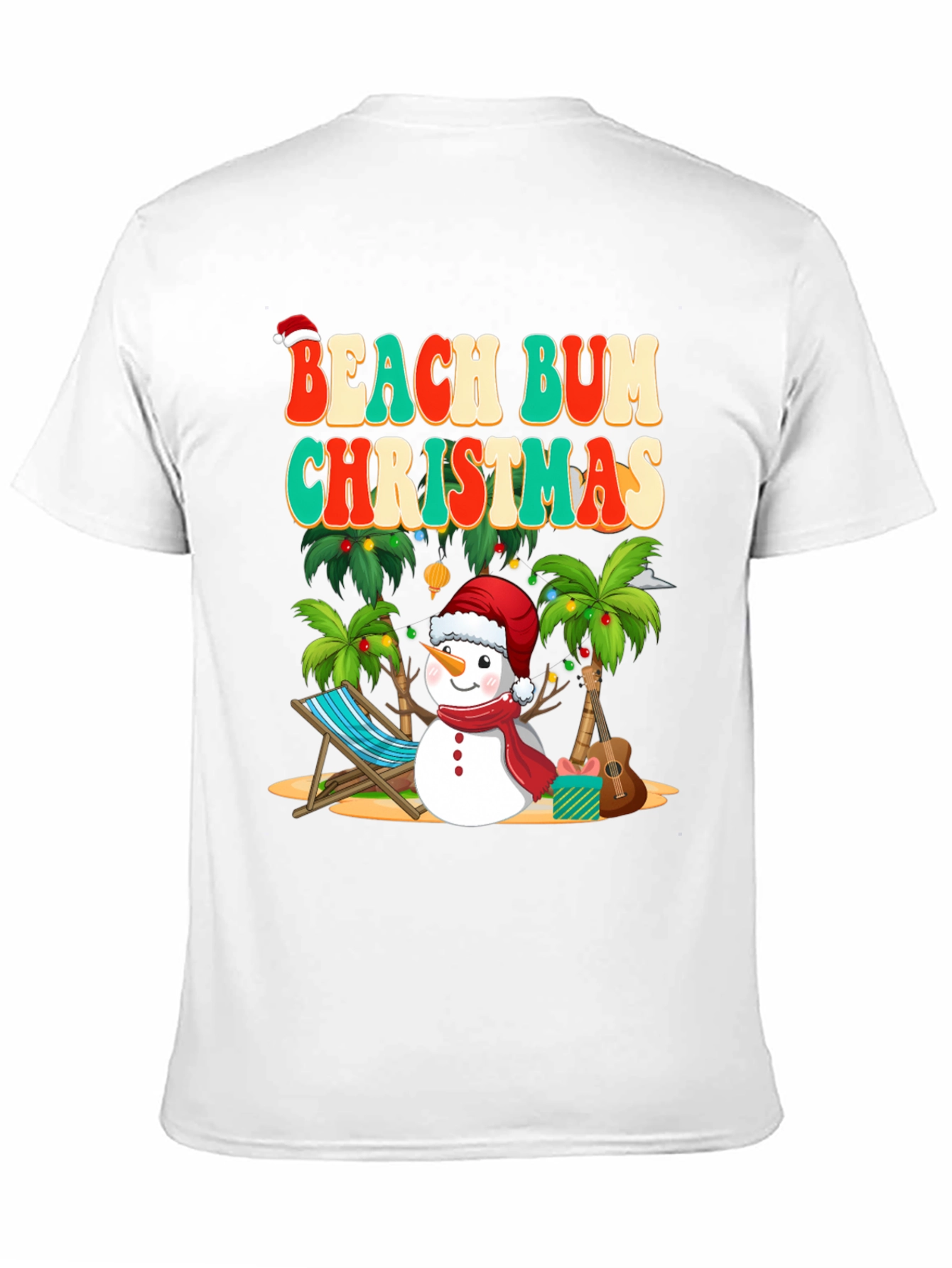 Beach Bum Christmas T-Shirt
