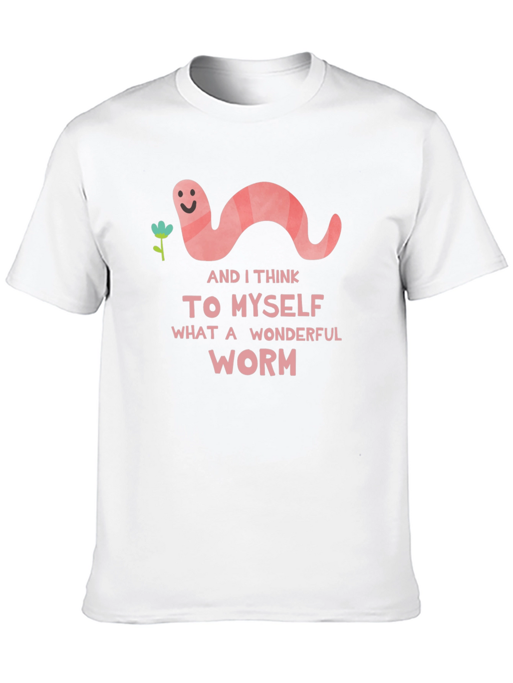 Wonderful Worm Graphic T-Shirt - Black