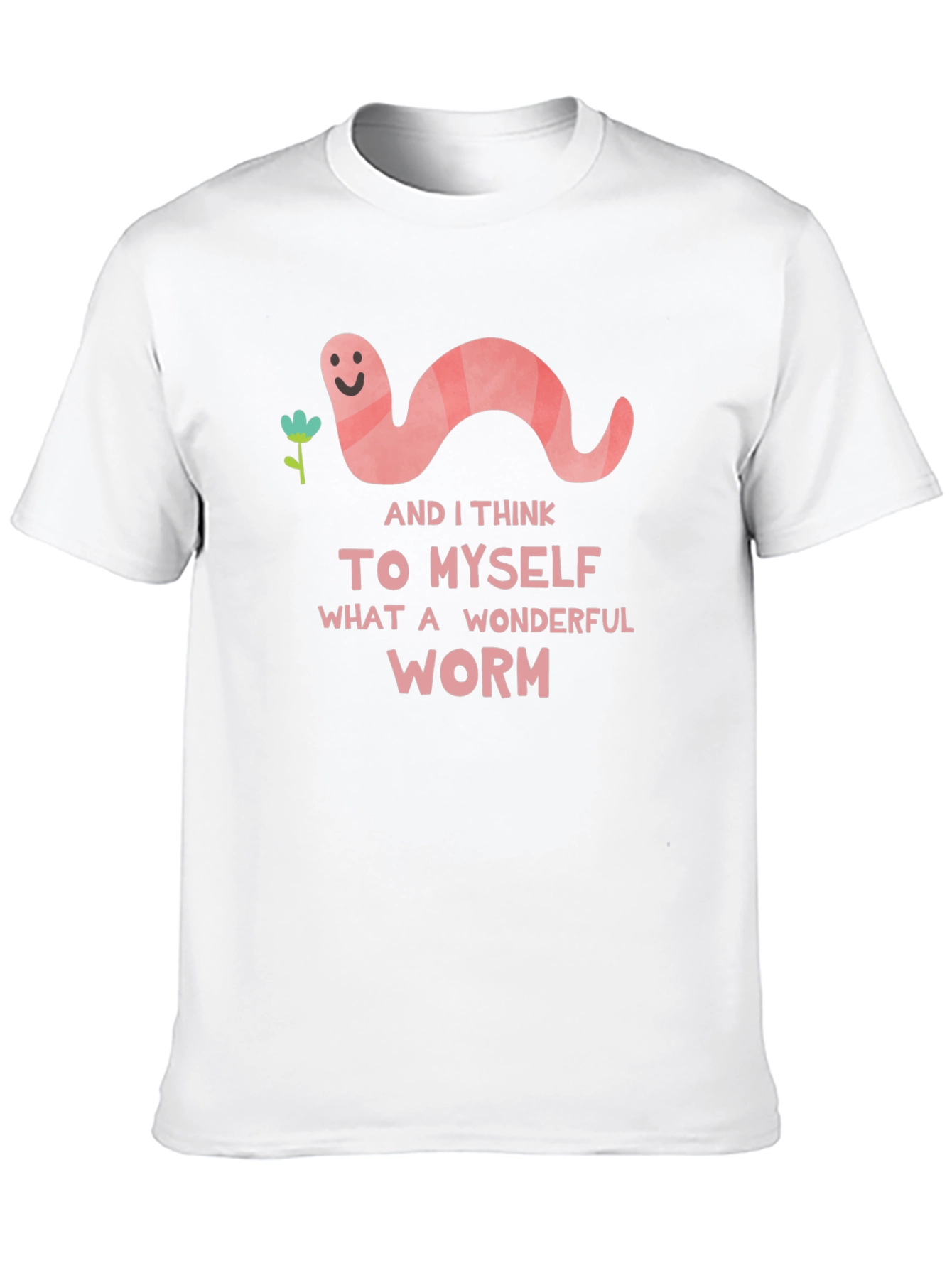 Wonderful Worm Graphic T-Shirt - Black