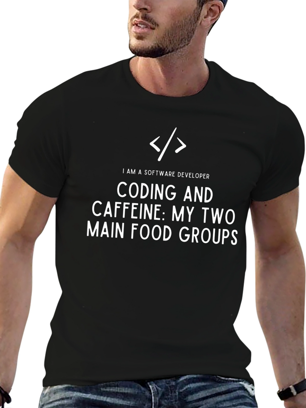 Software Developer Coding & Caffeine T-Shirt