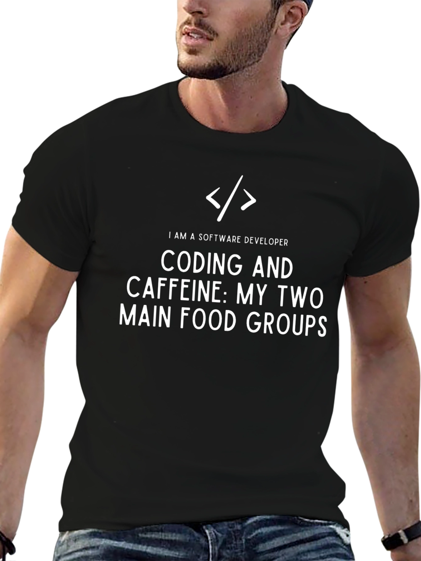 Software Developer Coding & Caffeine T-Shirt