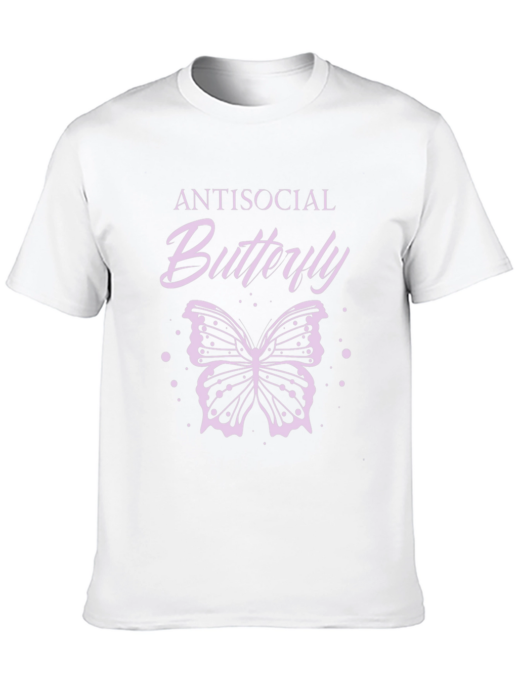 Antisocial Butterfly Graphic Tee - Black