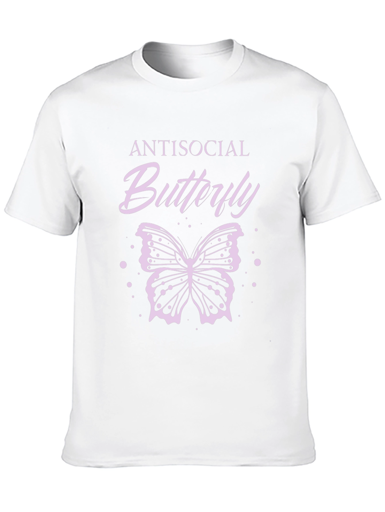 Antisocial Butterfly Graphic Tee - Black