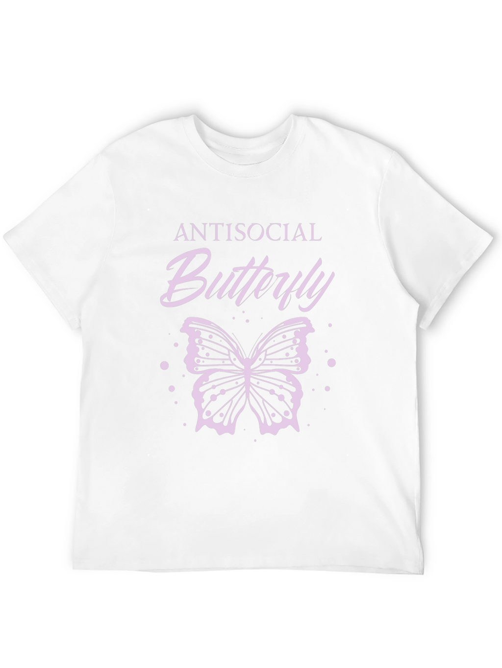 Antisocial Butterfly Graphic Tee - Black