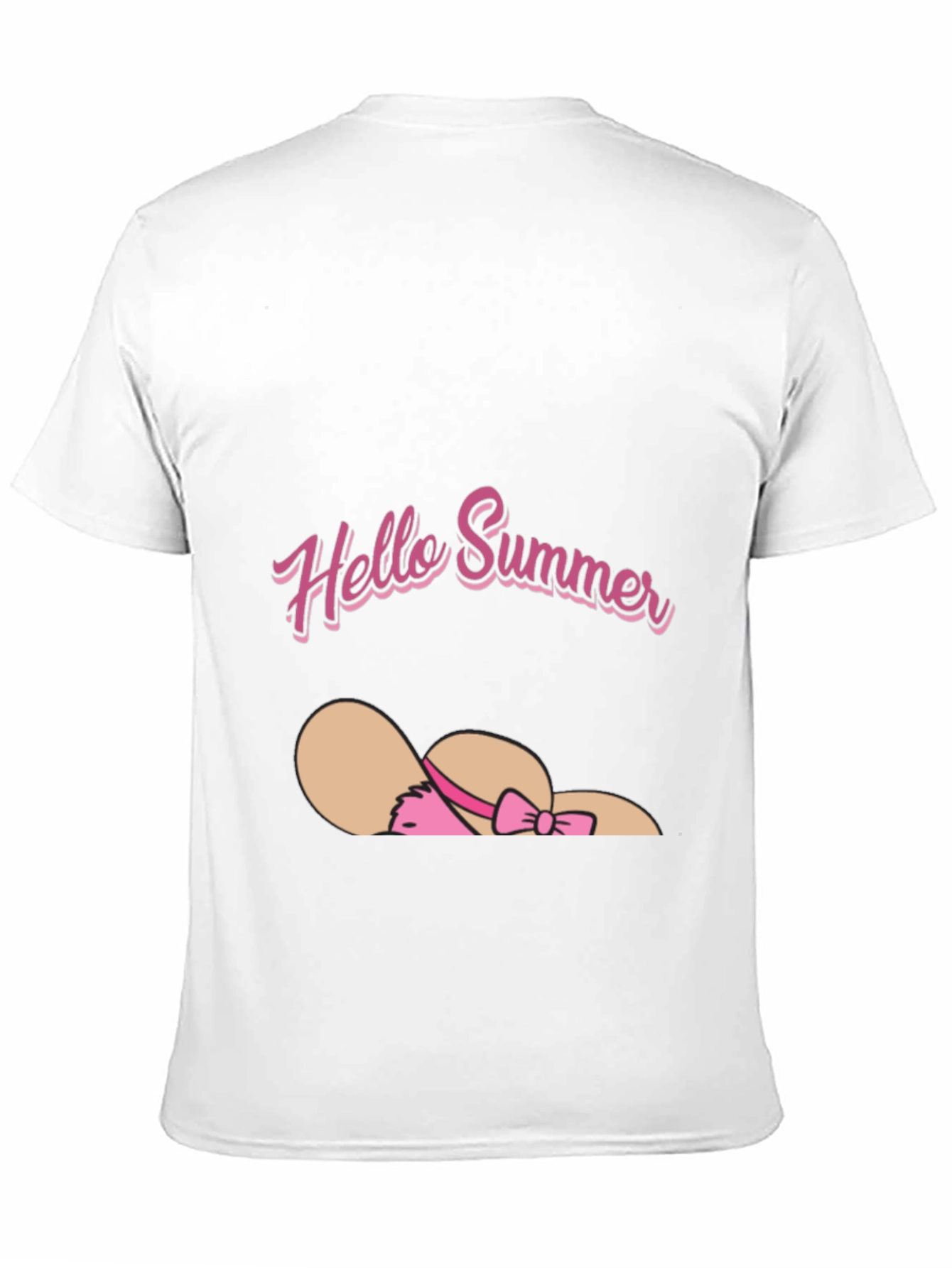 Hello Summer T-Shirt: Hat Graphic Tee