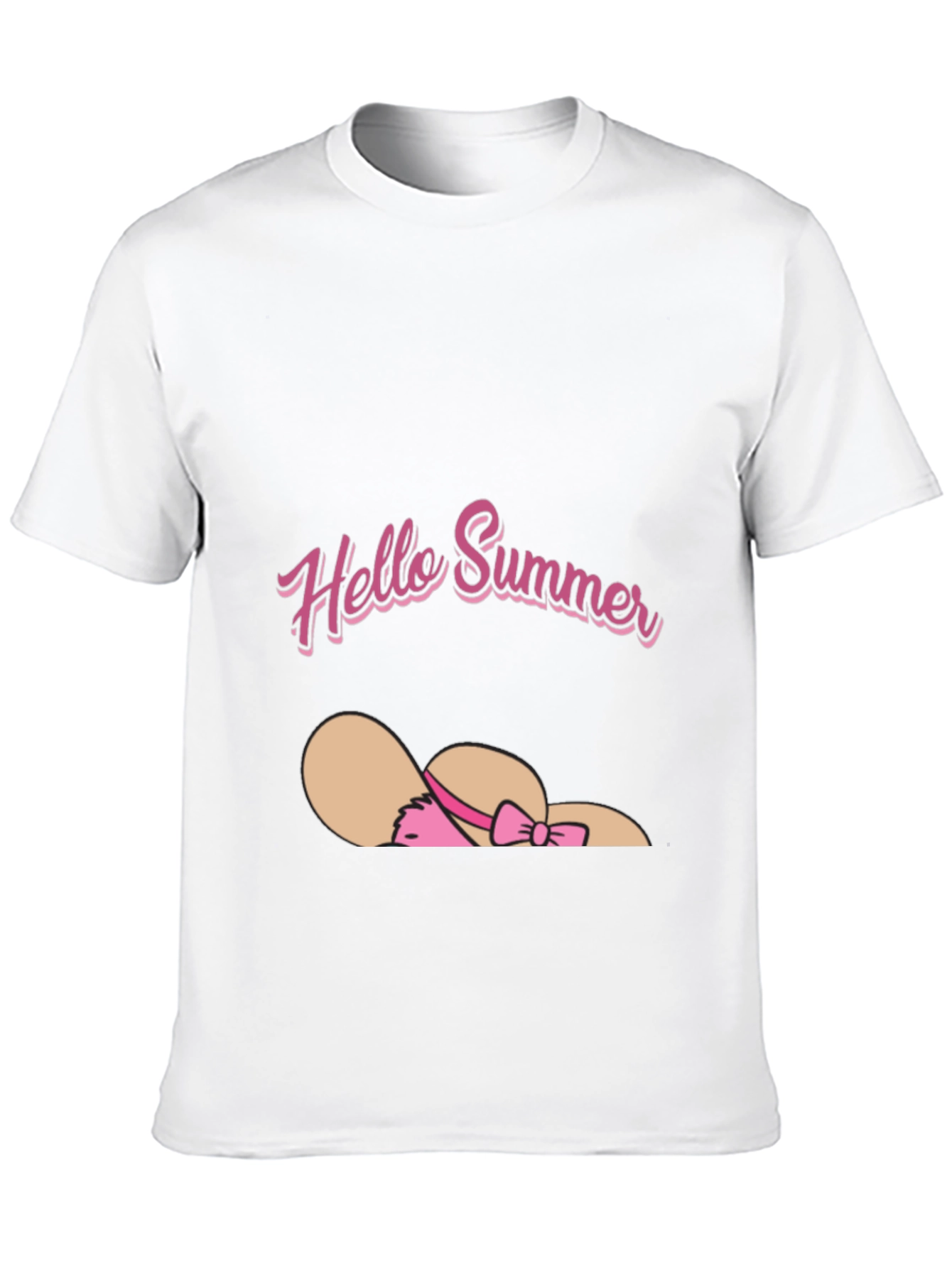 Hello Summer T-Shirt: Hat Graphic Tee