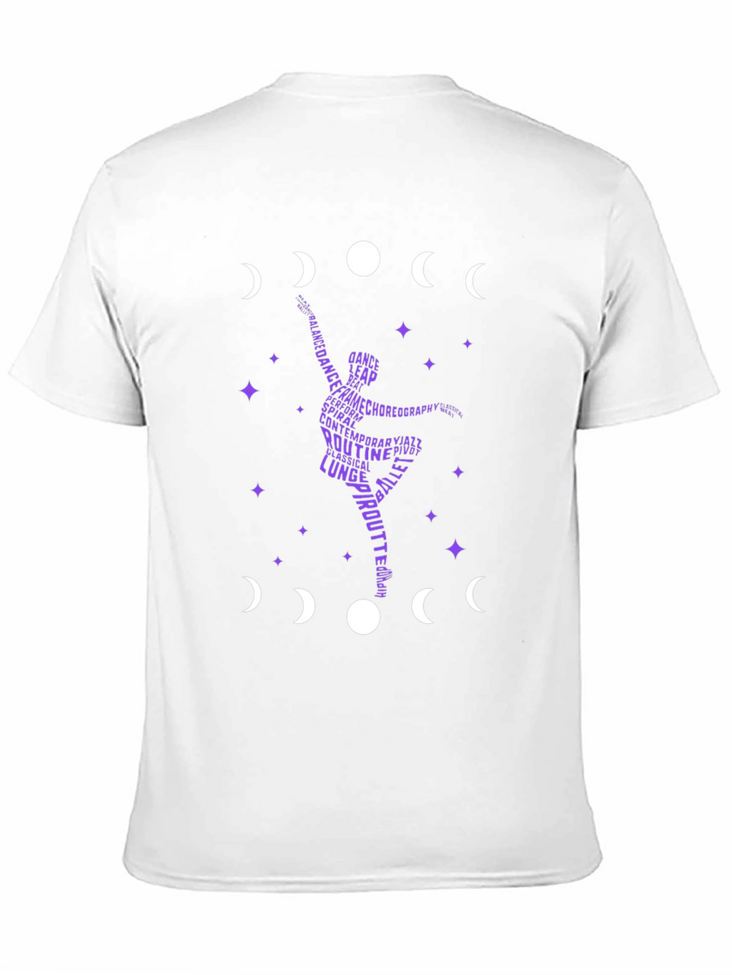 Dance Silhouette T-Shirt - Moon Phase Design