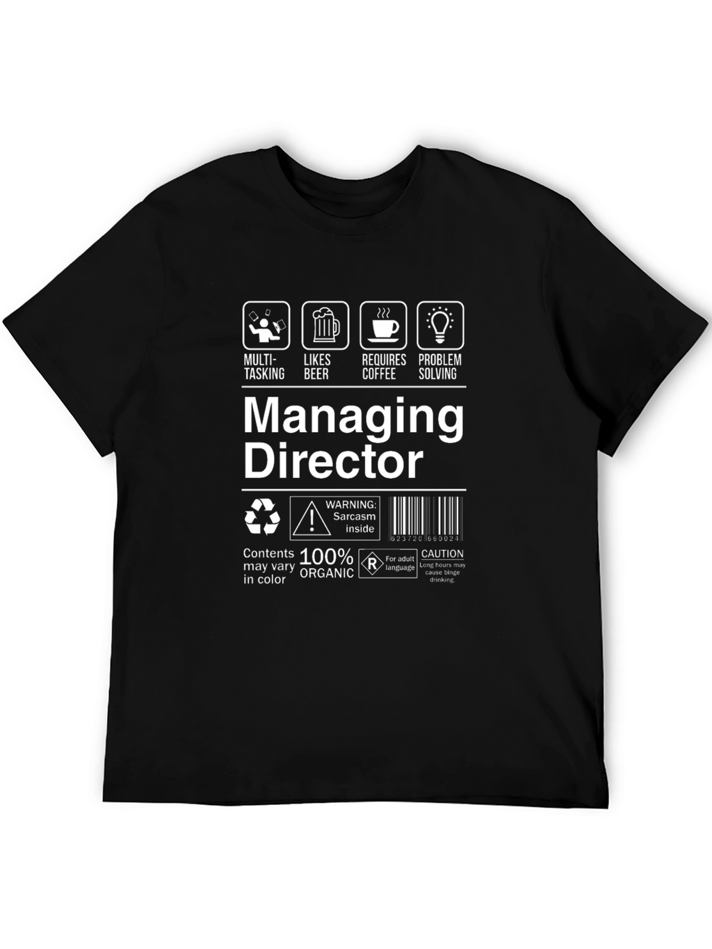 Managing Director Funny Graphic T-Shirt